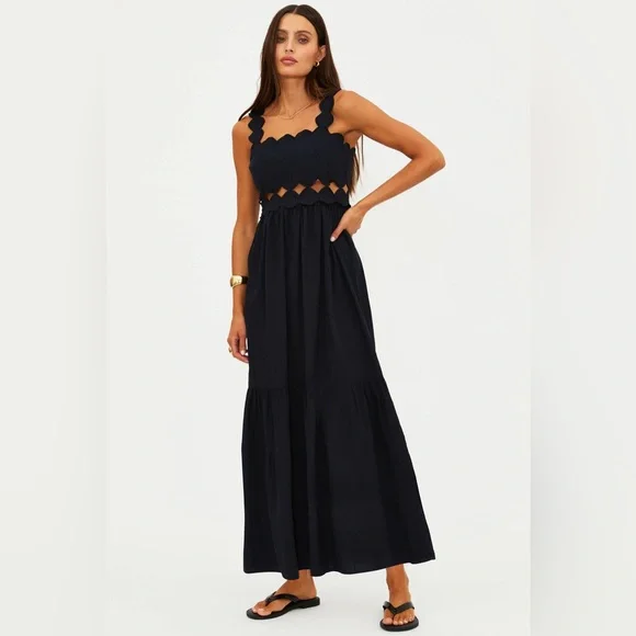 beach riot campbell cutout maxi dress Beach Riot Campbell Cutout Maxi Dress, Size Small, $178